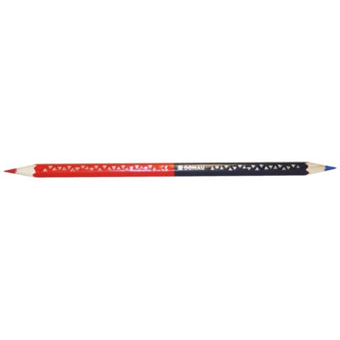 Matita bicolore per sillabe Donau rosso/blu - anima sottile 3 mm - 330398
